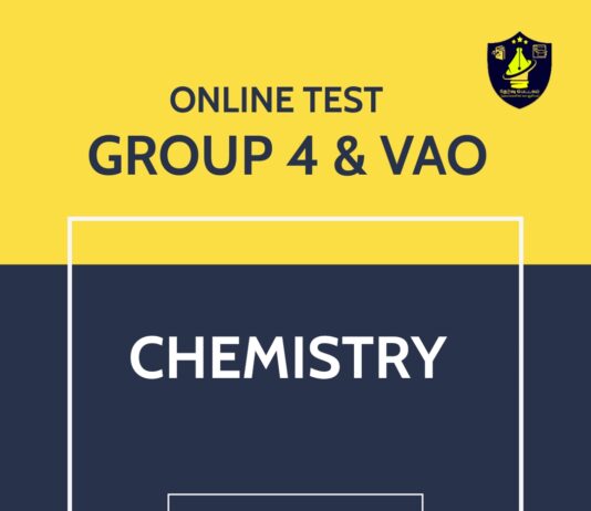TNPSC Group 4,Vao,Chemistry Online Mock Test in Tamil