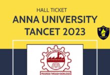 TANCET HALL TICKET 2023 - ANNA UNIVERSITY: டான்செட் தேர்வு 2023 ஹால் டிக்கெட் வெளியானது