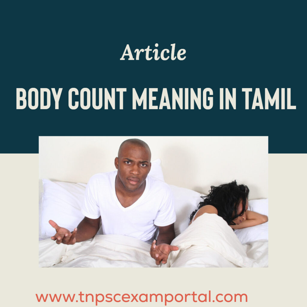 BODY COUNT MEANING IN TAMIL 2023