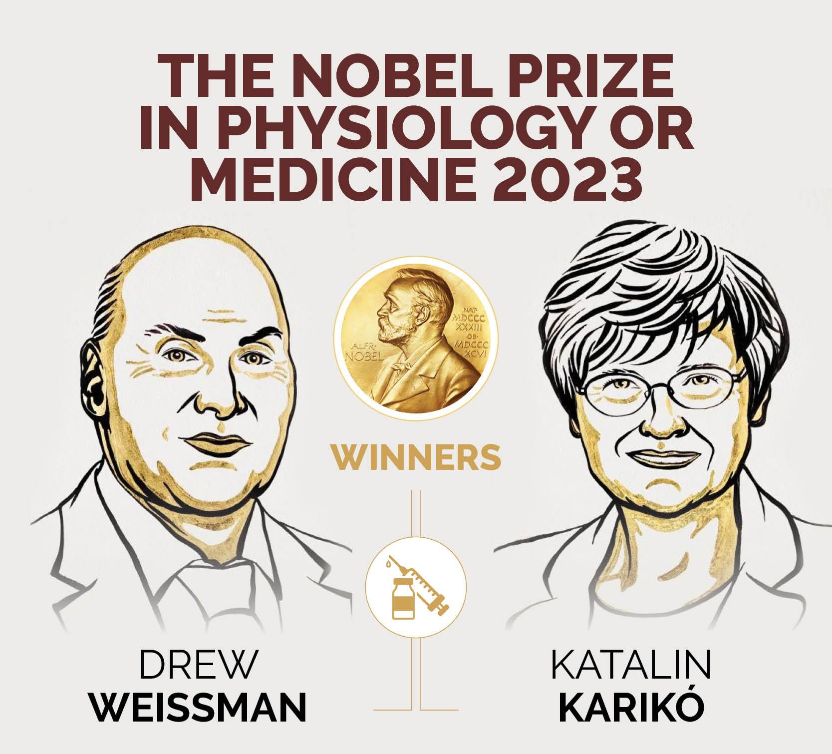 NOBEL PRIZE FOR MEDICINE & PHYSIOLOGY 2023 மருத்துவம் மற்றும்