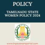 TAMILNADU STATE WOMEN POLICY 2024 | தமிழ்நாடு மாநில மகளிர் கொள்கை 2024